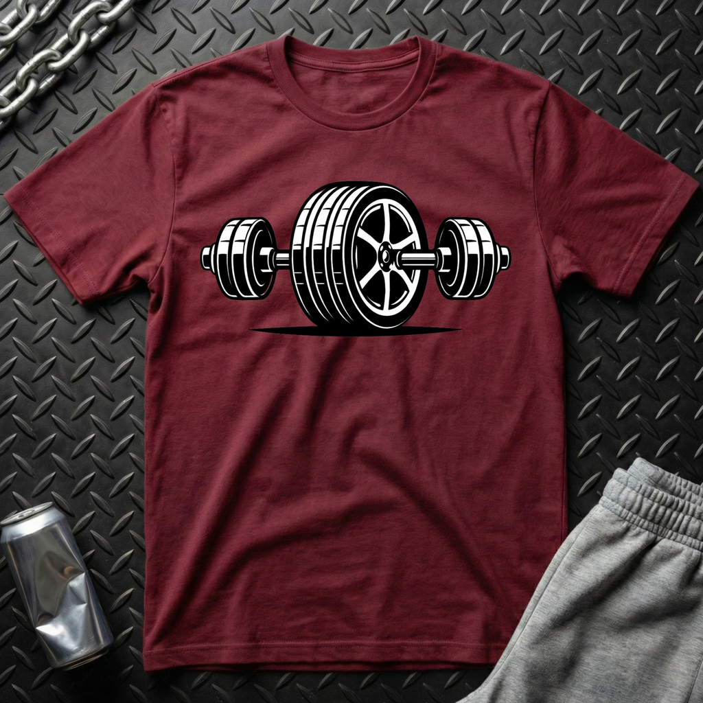Tire Barbell T-Shirt