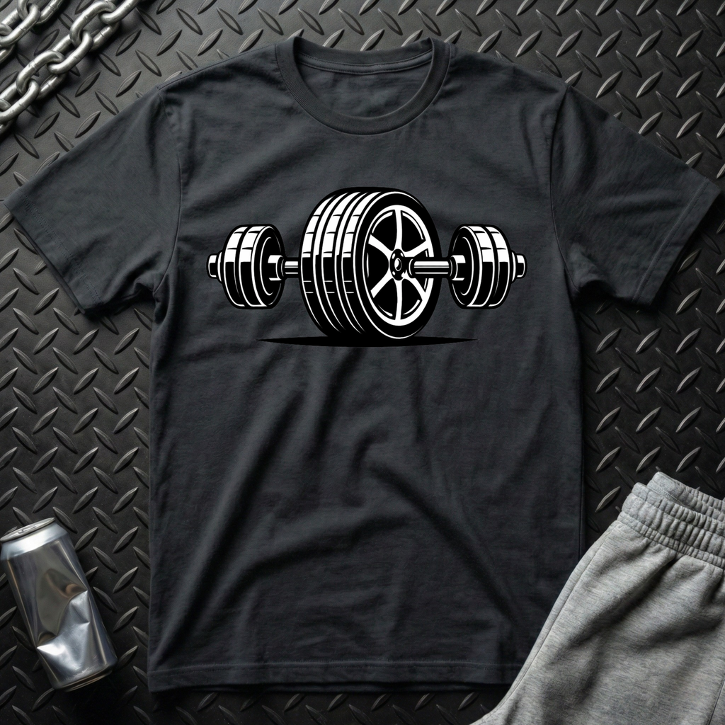 Tire Barbell T-Shirt