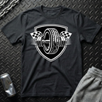 Checkered Barbell T-Shirt