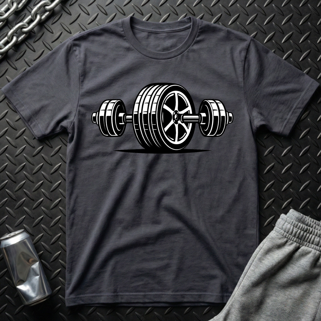 Tire Barbell T-Shirt