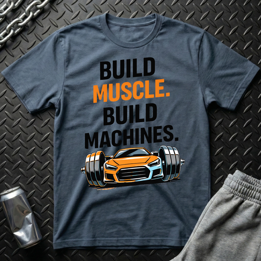Build Muscle. Build Machines. T-Shirt