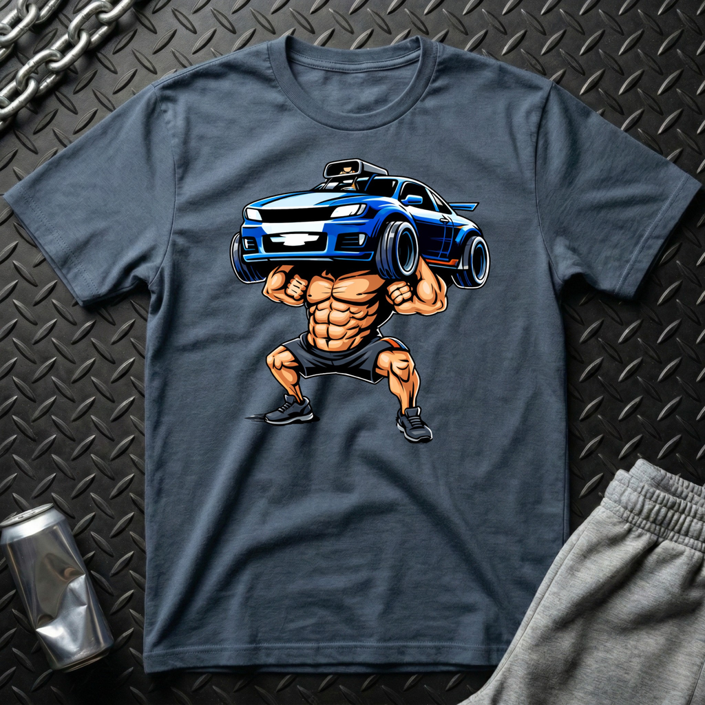 Weightlifting Car T-Shirt