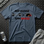 Rep Range RPM Range T-Shirt