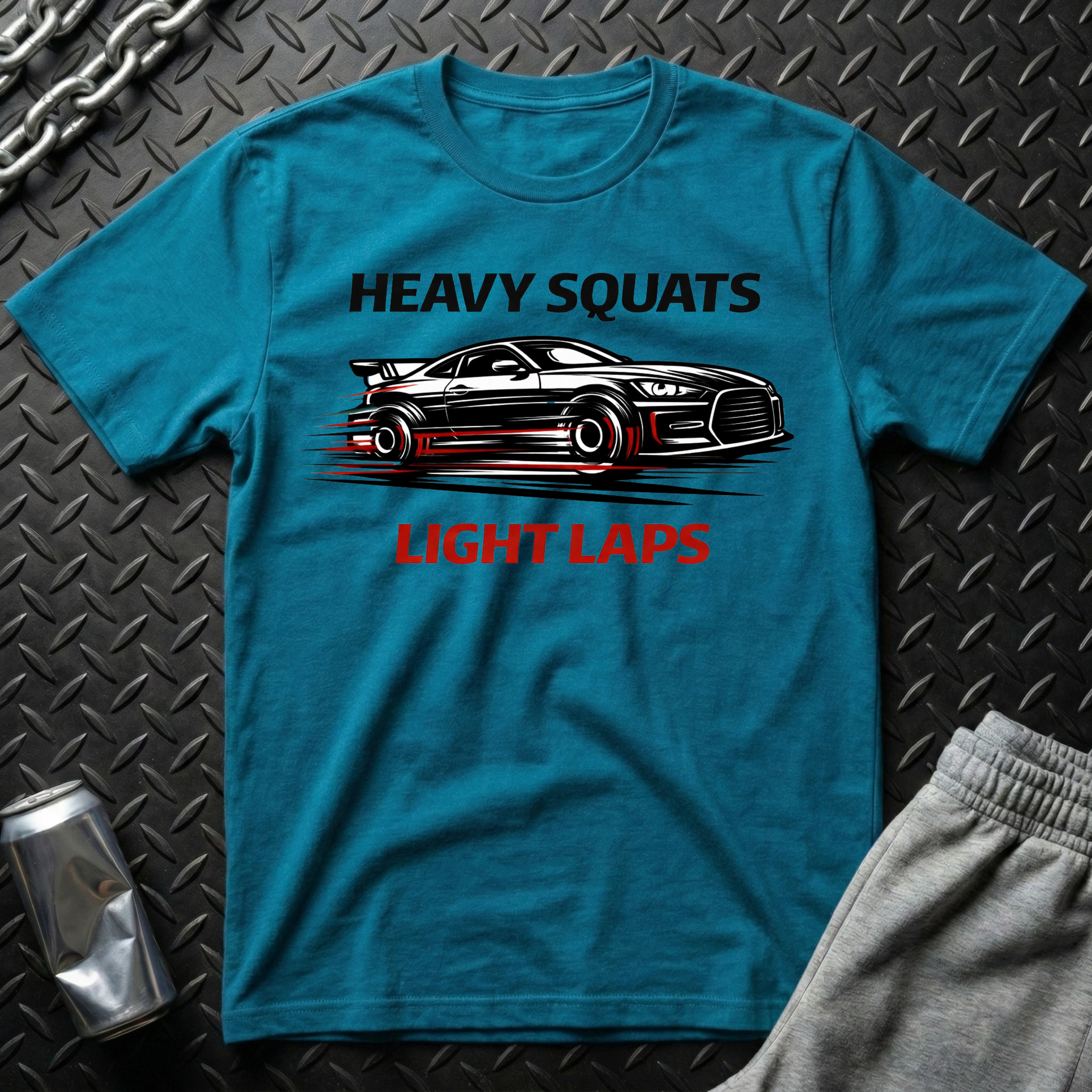 Heavy Squats, Light Laps T-Shirt