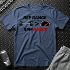 Rep Range RPM Range T-Shirt