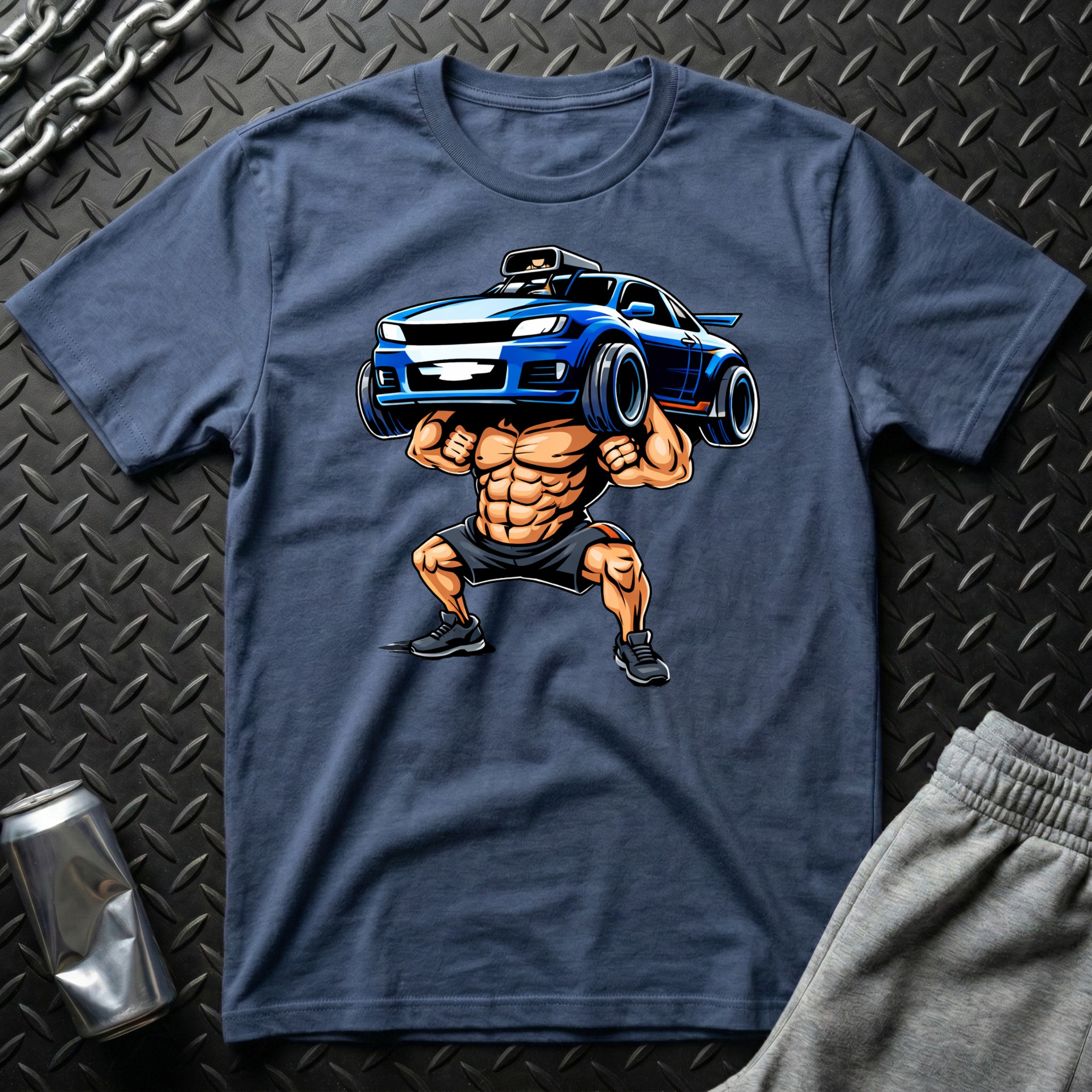 Weightlifting Car T-Shirt