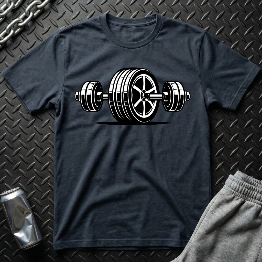 Tire Barbell T-Shirt
