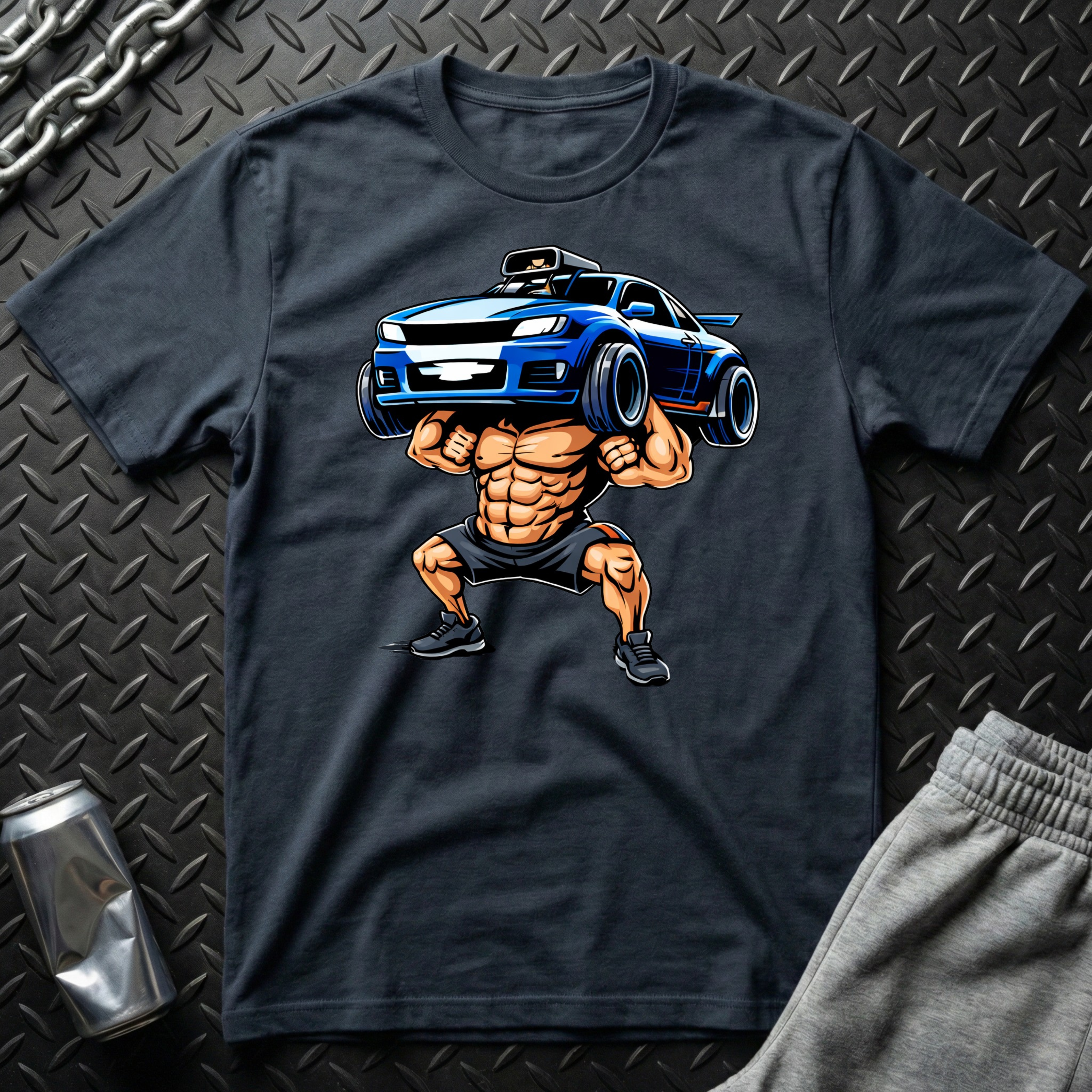 Weightlifting Car T-Shirt