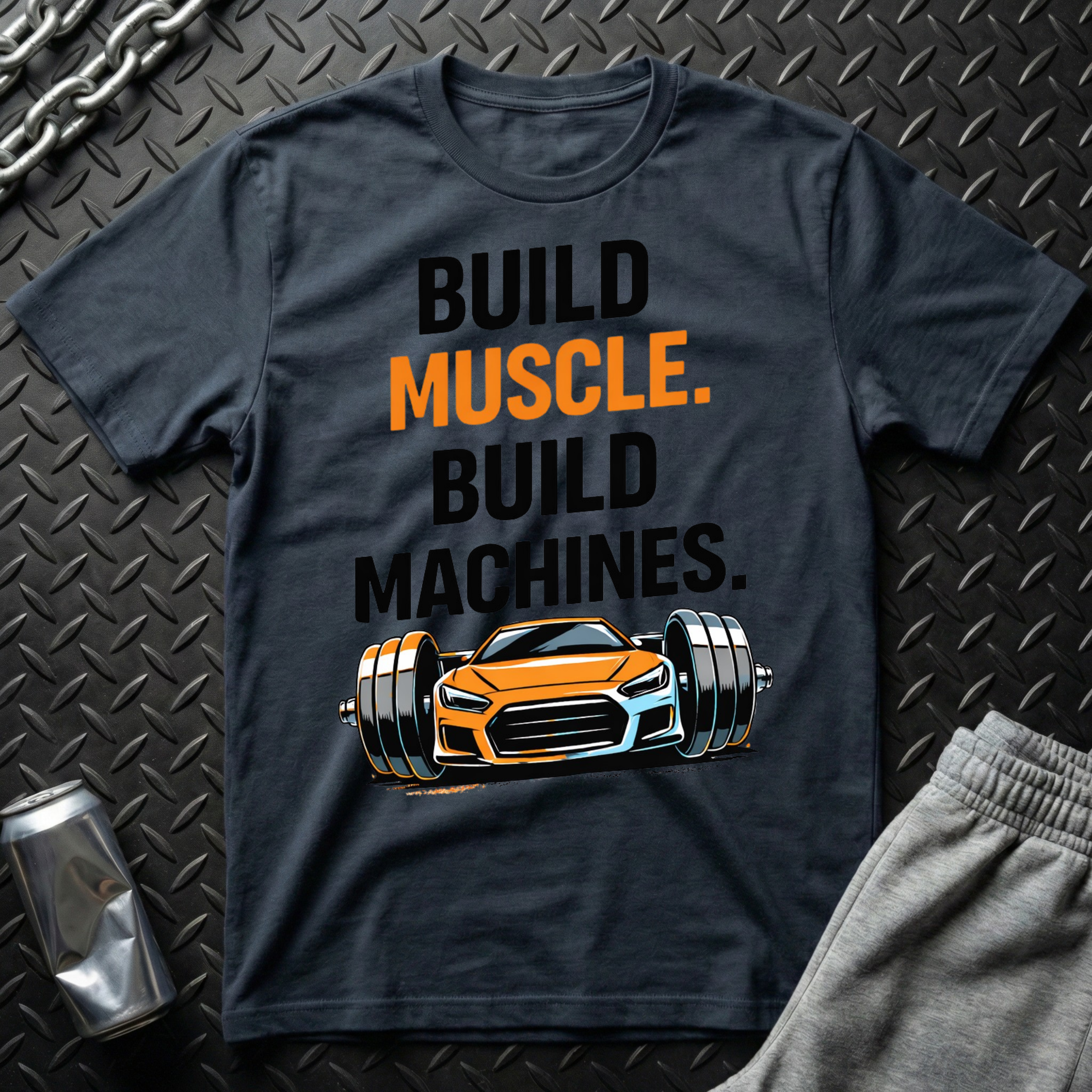 Build Muscle. Build Machines. T-Shirt