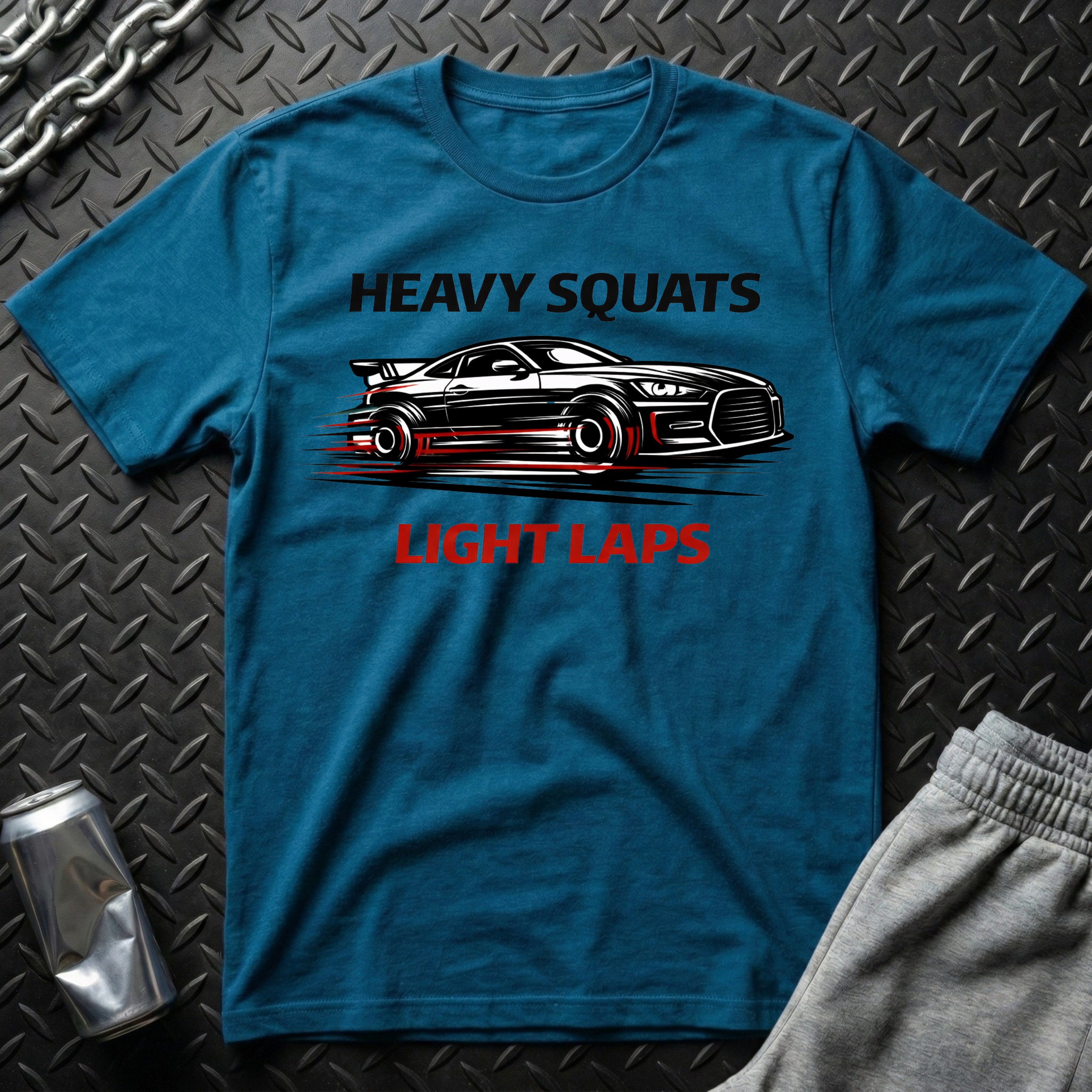 Heavy Squats, Light Laps T-Shirt