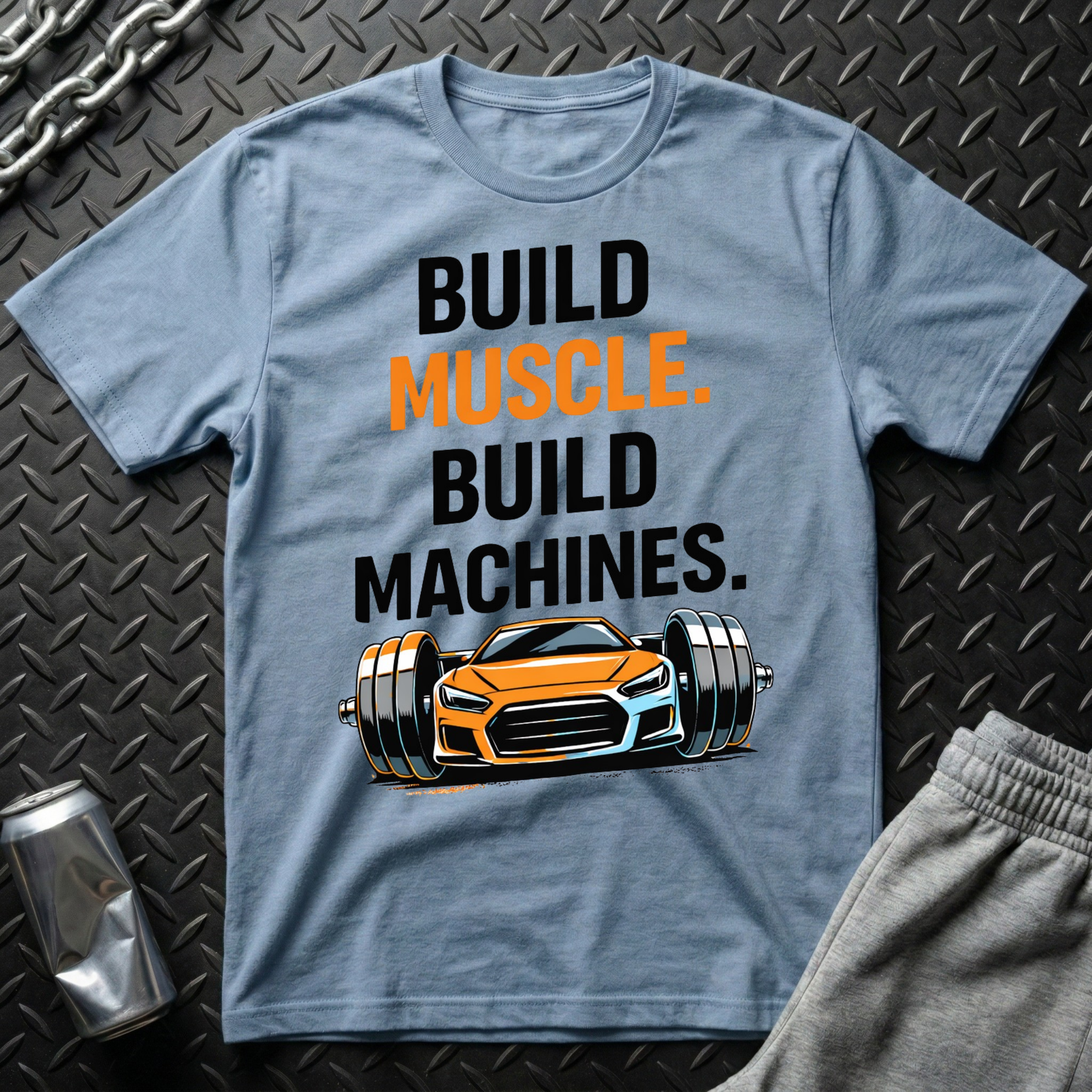 Build Muscle. Build Machines. T-Shirt