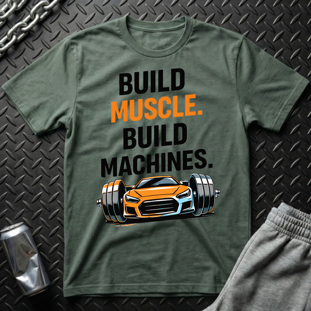 Build Muscle. Build Machines. T-Shirt