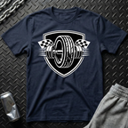 Checkered Barbell T-Shirt