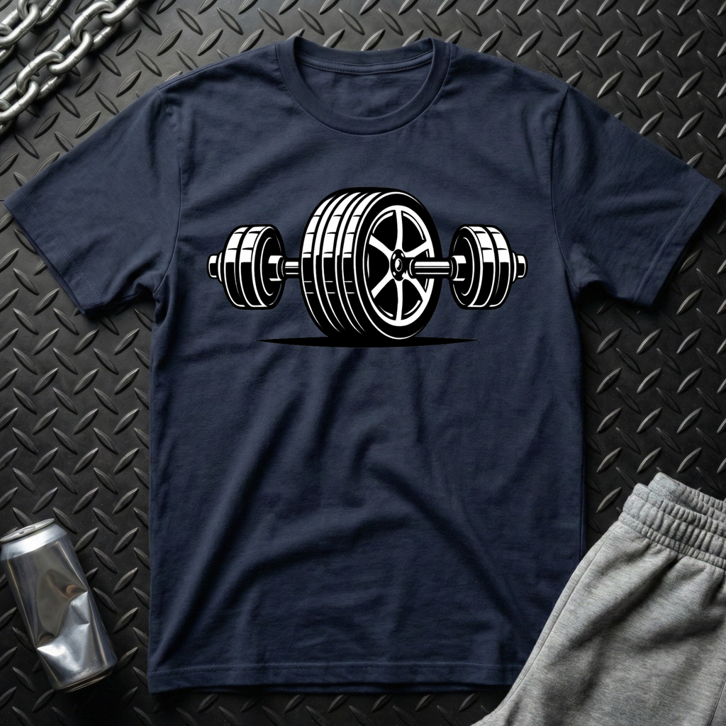 Tire Barbell T-Shirt