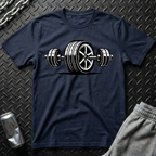 Tire Barbell T-Shirt