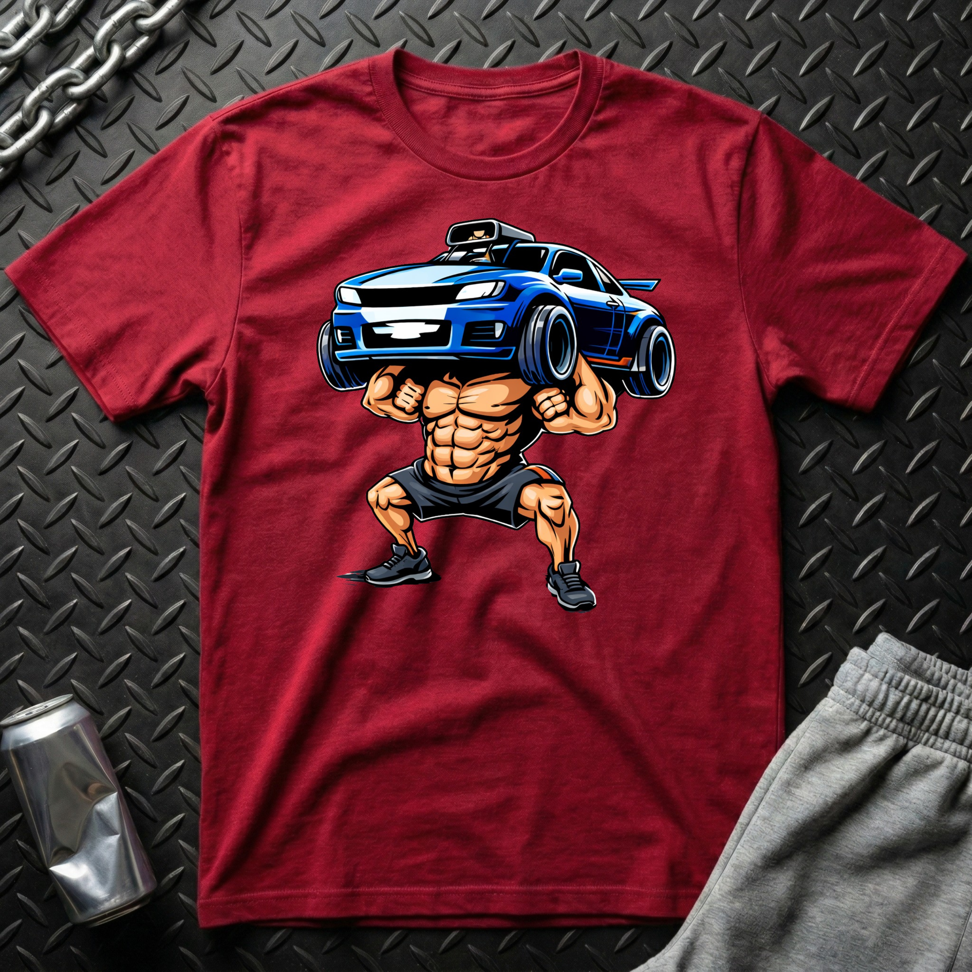 Weightlifting Car T-Shirt