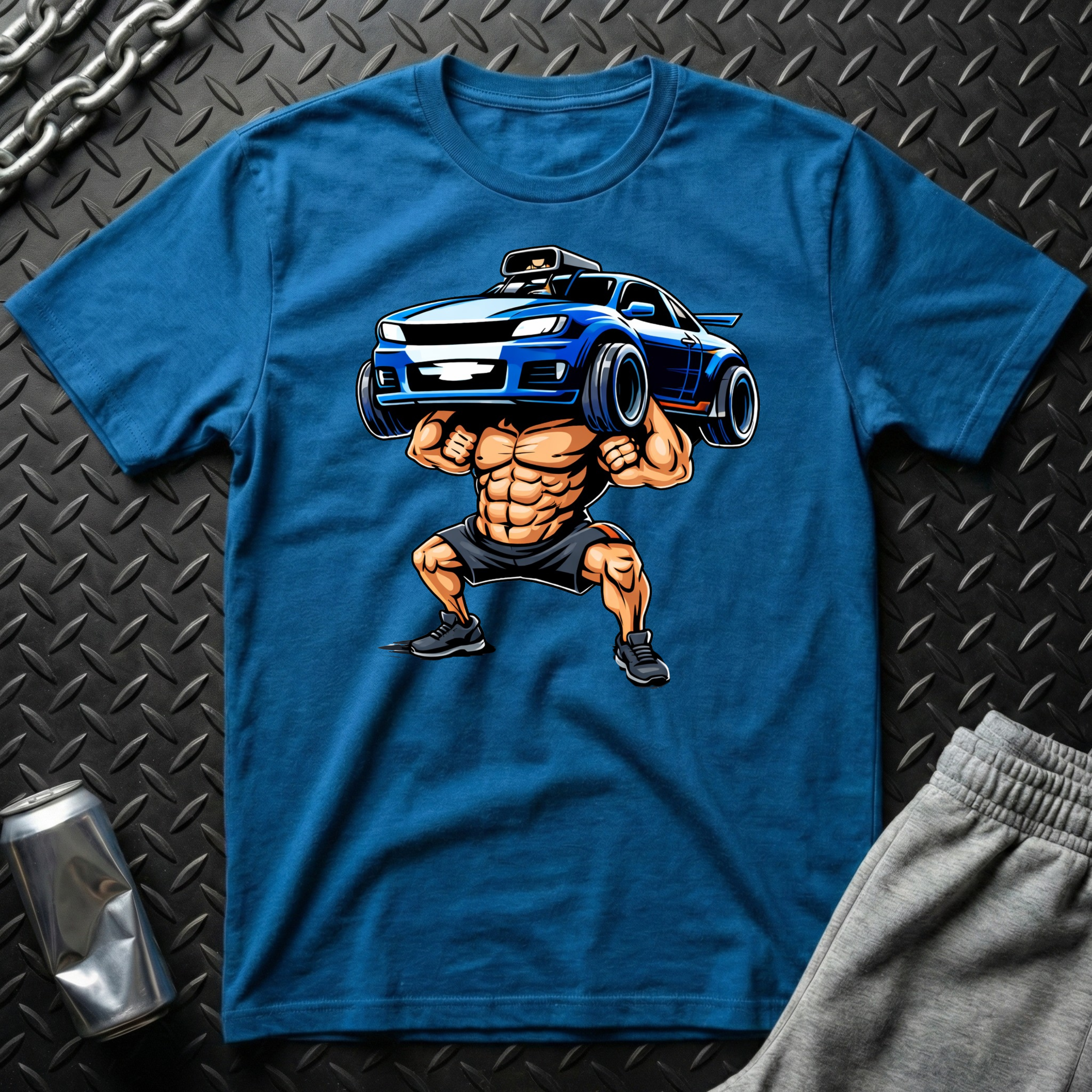 Weightlifting Car T-Shirt