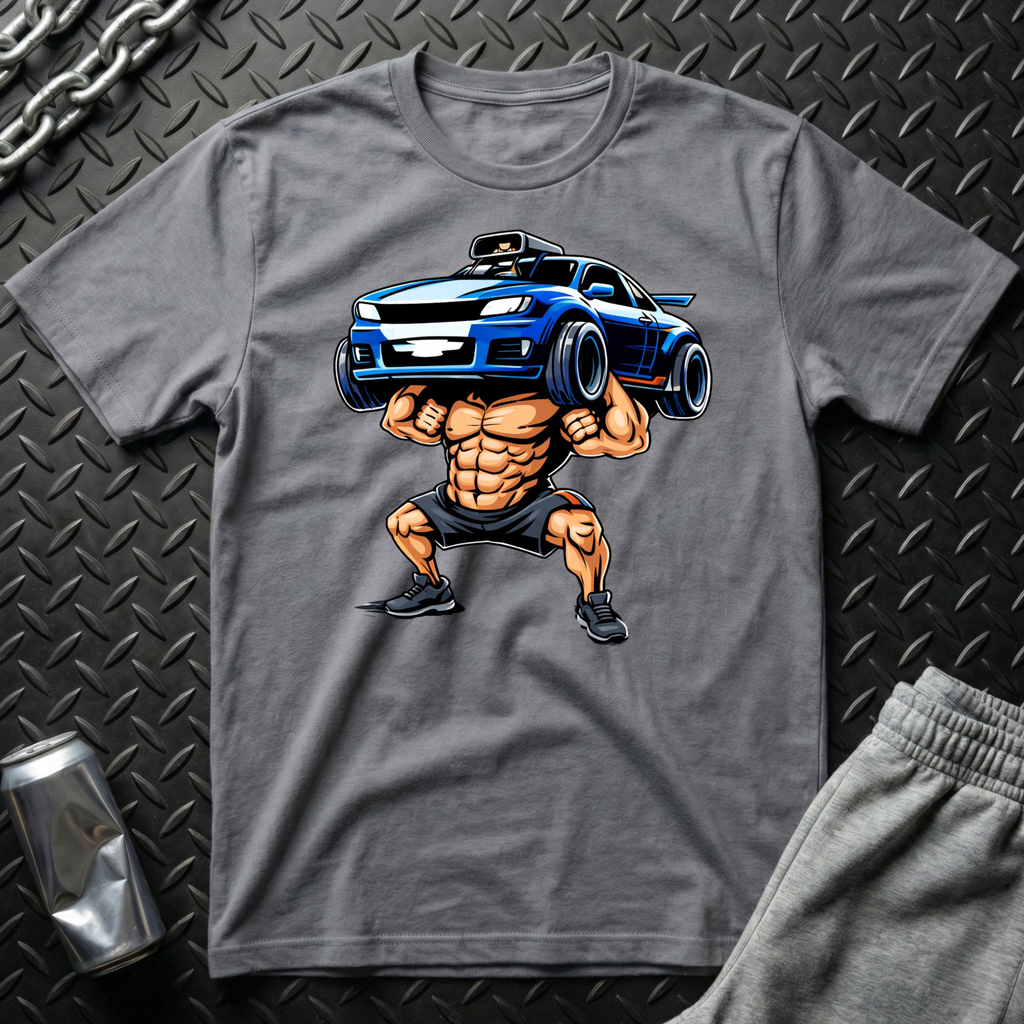Weightlifting Car T-Shirt