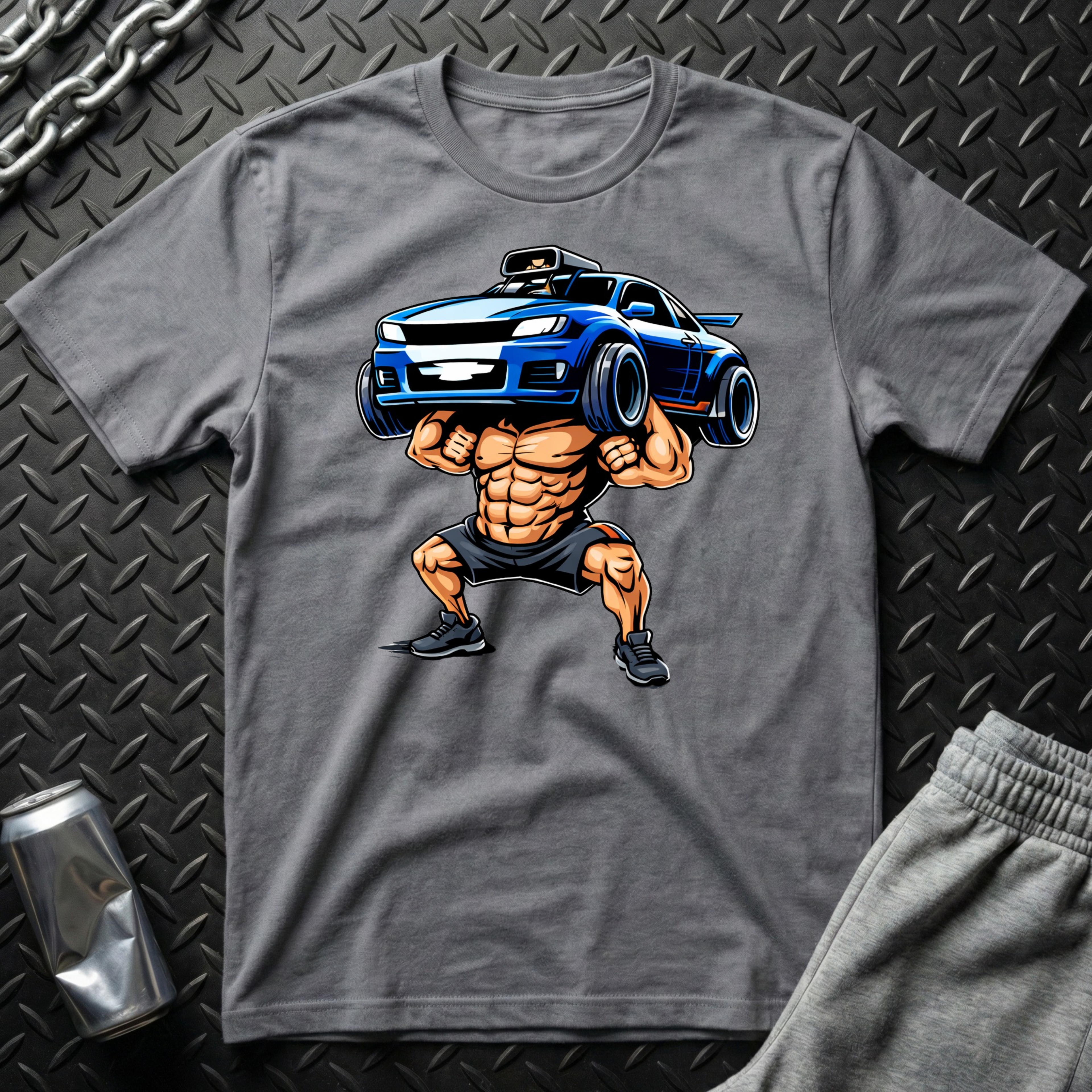 Weightlifting Car T-Shirt