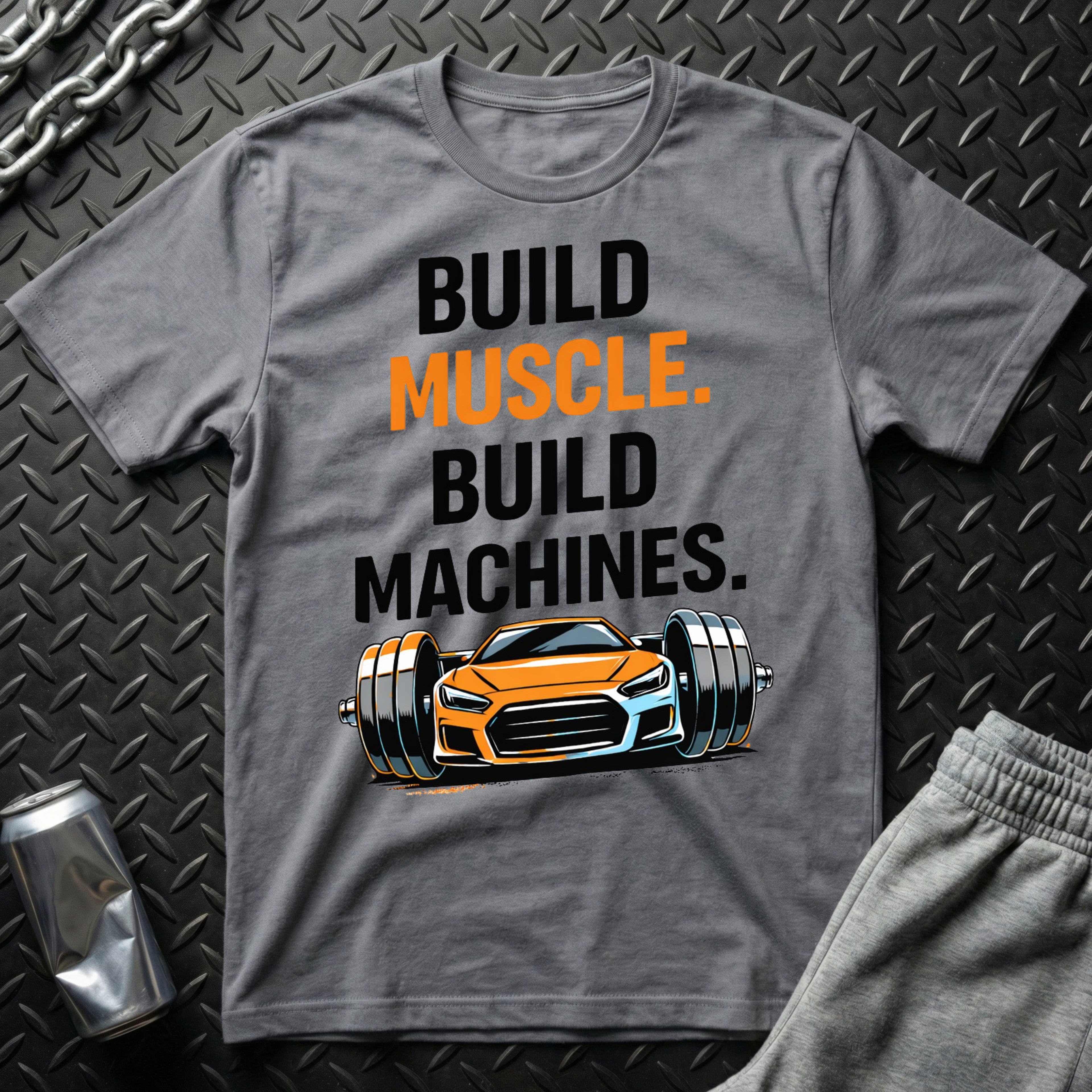 Build Muscle. Build Machines. T-Shirt