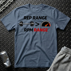 Rep Range RPM Range T-Shirt