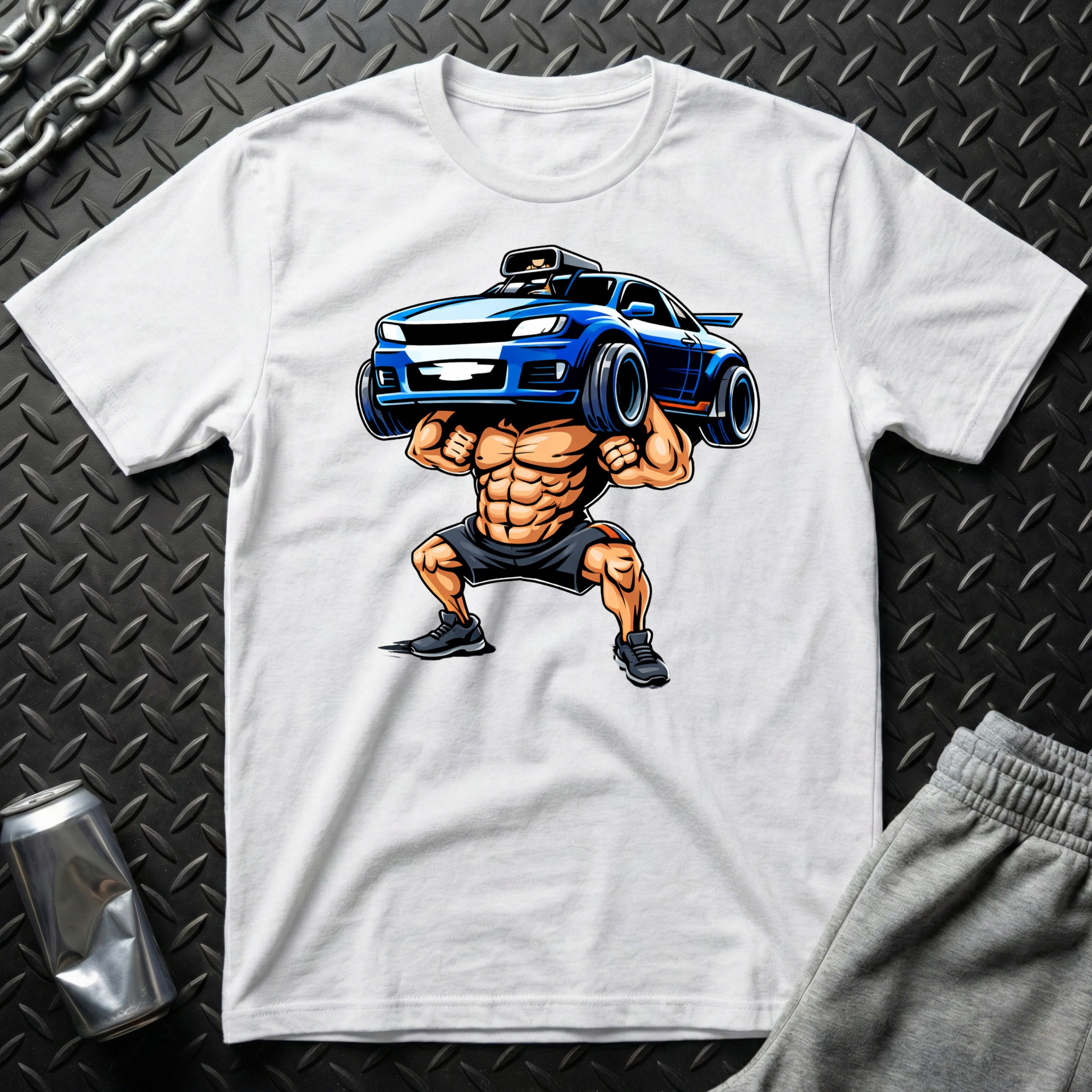 Weightlifting Car T-Shirt