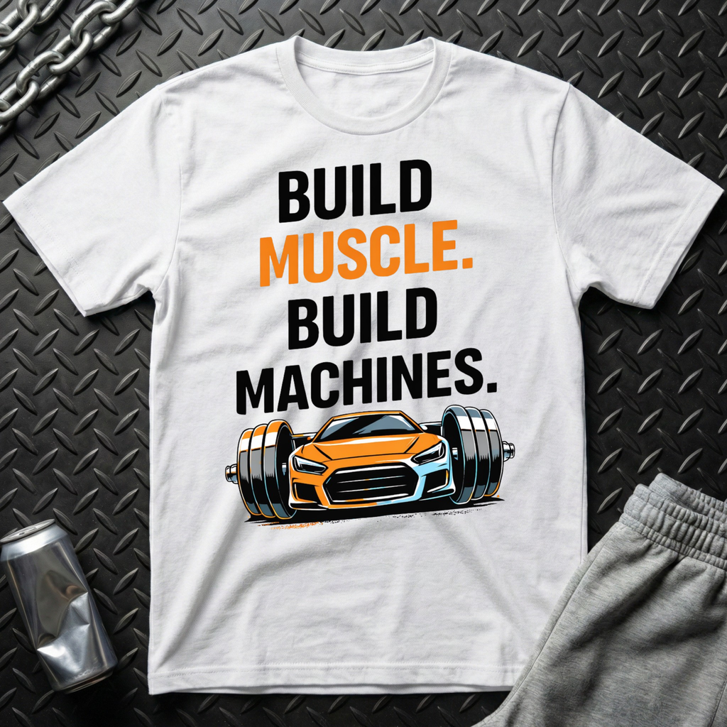 Build Muscle. Build Machines. T-Shirt